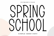 Spring School, a Sans Serif Font by InermediaSTUDIO (Thumbnail 1 of 7)