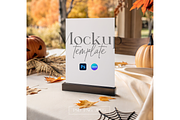 Elegant Fall Decor Sign Template, a Product Mockup by MockupWizard (Thumbnail 1 of 5)