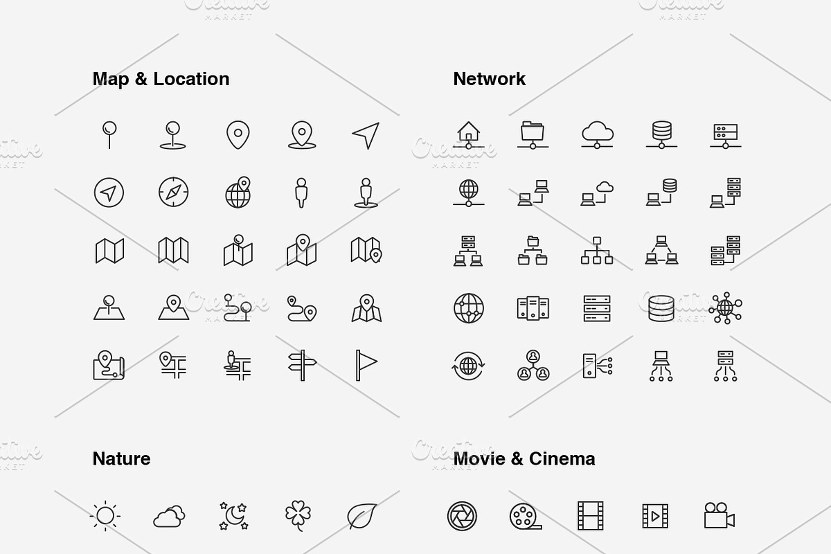 Ultimate Line Icons Pack, an Outline Icon by Graphic Pear (Photo 12 of 22)