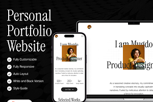 Personal Portfolio Website Template, an UI Kit Template by Ahmed Rubel