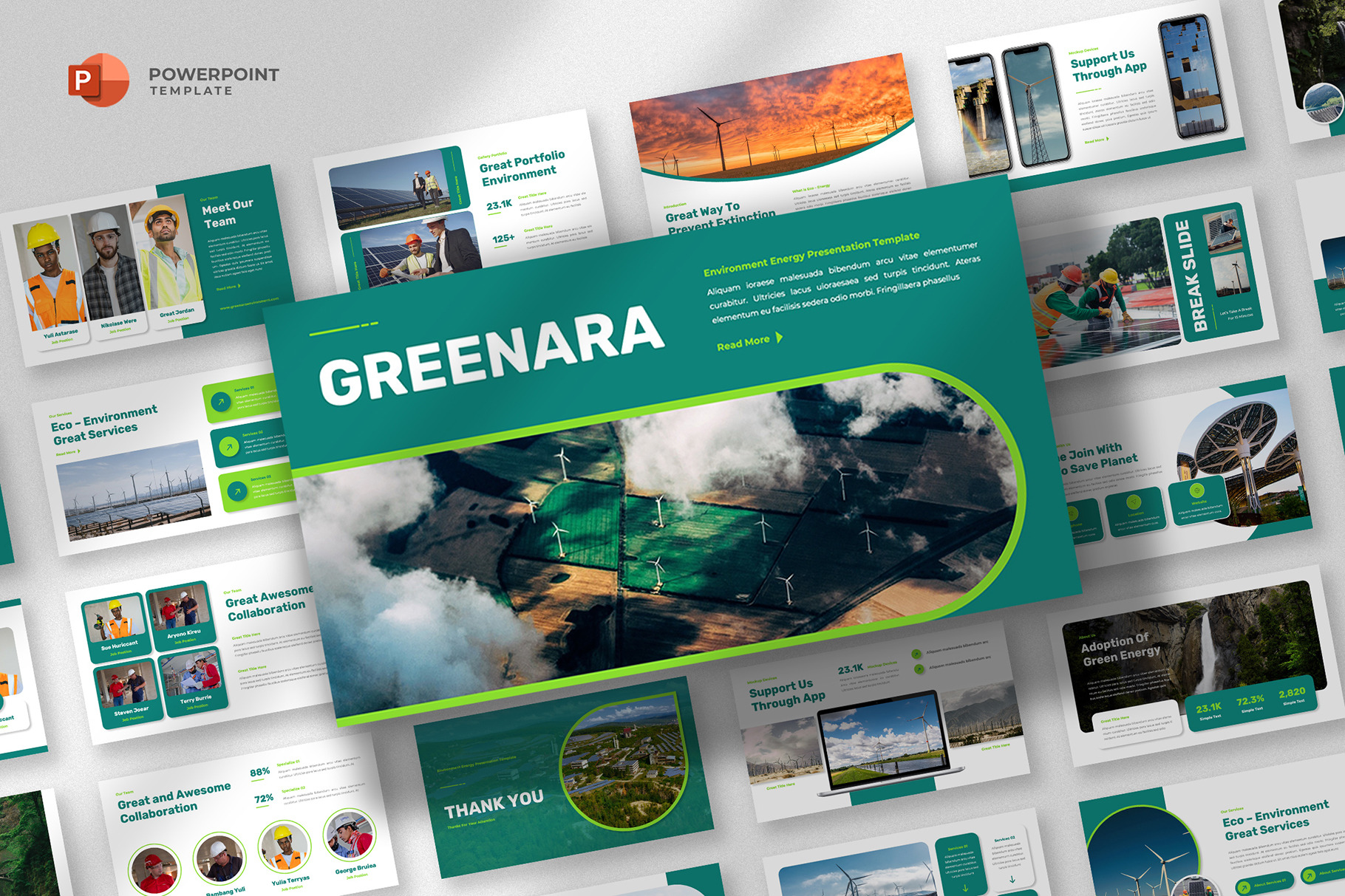 Environment Powerpoint Template