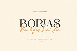 Borias || font duo