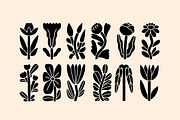 Floral Stamps Linocut Bundle,, an Illustration by ClayStudio (Thumbnail 2 of 8)