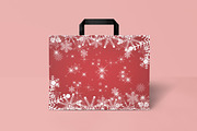 Snowflake Background Bundle, a Decorative Illustration by Digital Studio (Thumbnail 3 of 4)