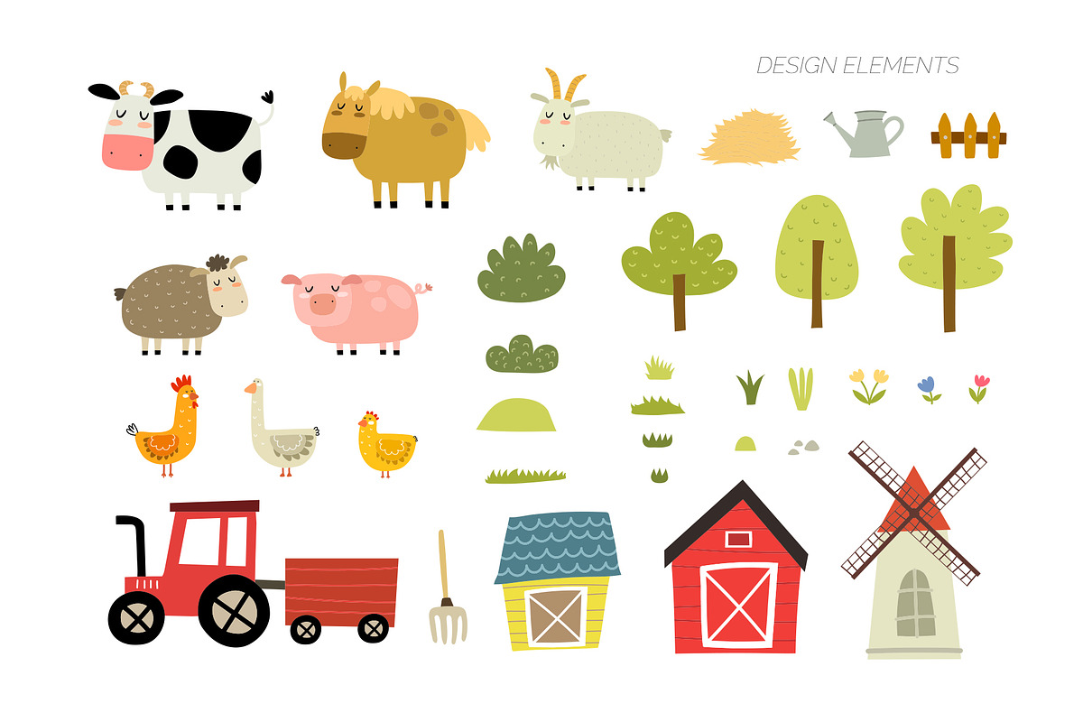 Cute Farm, a Graphic by AnnieArt (Photo 2 of 6)