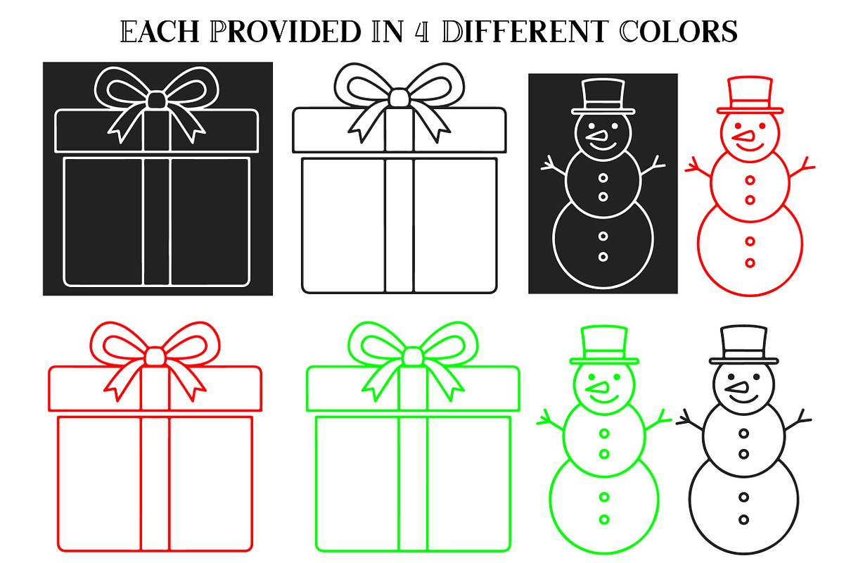Christmas Hand-Drawn Clipart Png Bun, an Illustration by Libby Wishes (Photo 2 of 4)