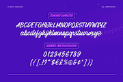 Cosmic Stardust - Casual Brush Font, a Script Font by Letteratom (Thumbnail 13 of 15)