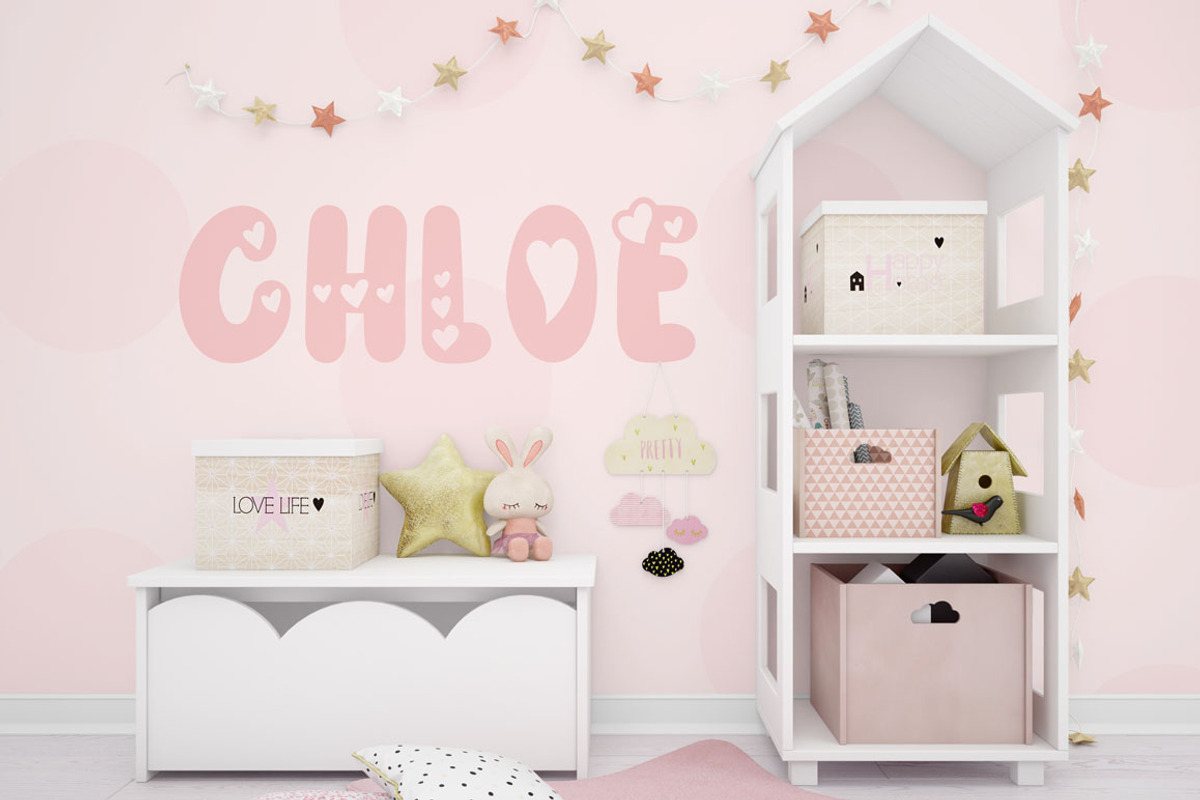 Baby love - kids font, a Font by arausidp (Photo 4 of 8)