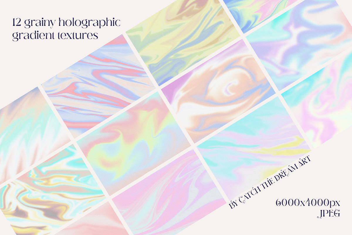 Holographic & Psychedelic 70s Y2K, a Texture Illustration by Catch the Dream Art (Photo 11 of 14)