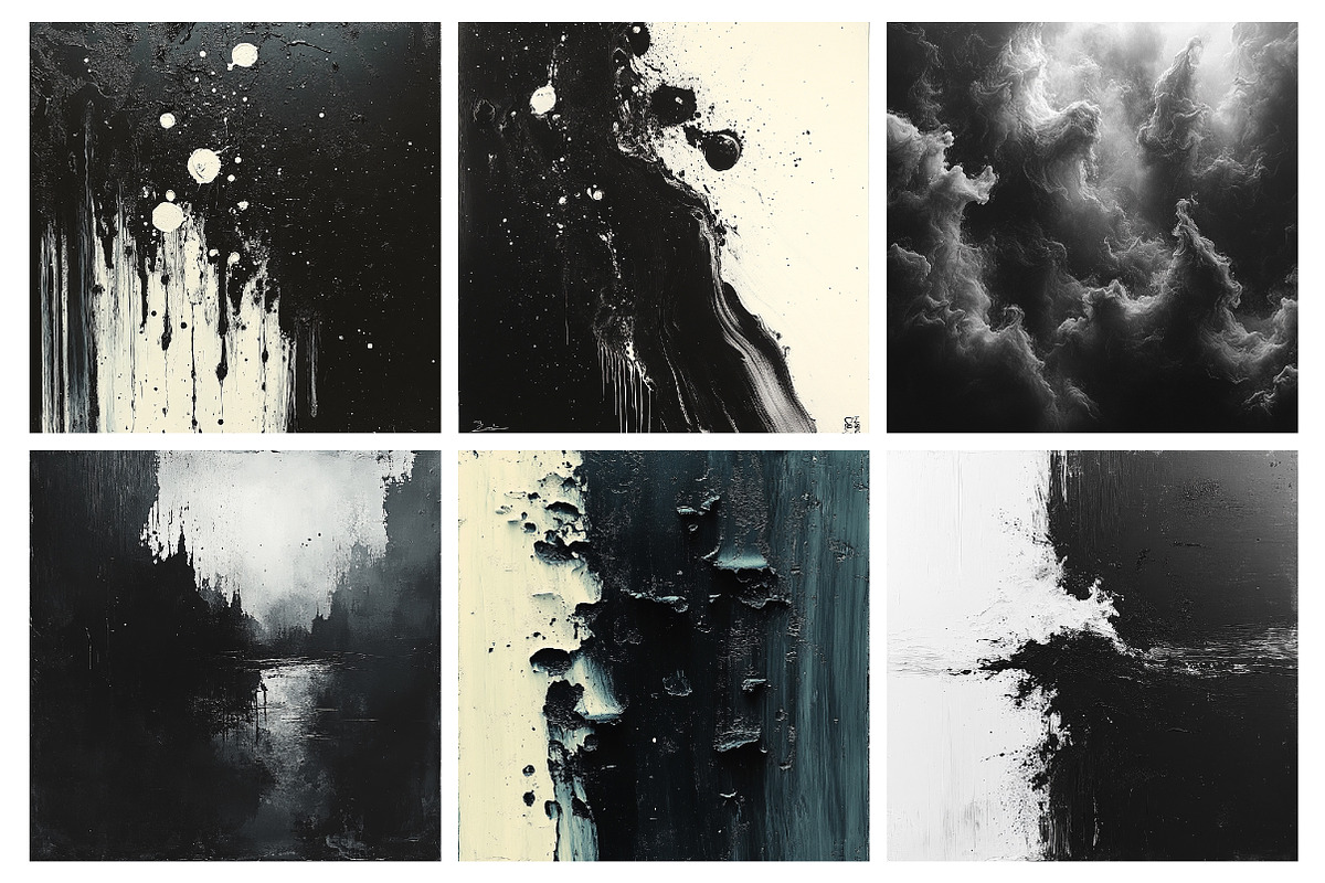 Dark Ink Textures, an Illustration by RobertsArt (Photo 5 of 5)