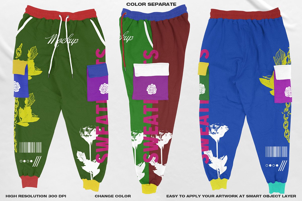 SWEATPANTS V.2 - MOCKUP, a Bottom Mockup by DaldSgh (Photo 7 of 15)
