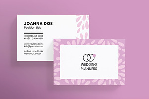 Wedding Planner Business Card