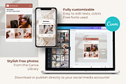 Reminders Canva Templates BUNDLE, a Social Media Template by ilonitta (Thumbnail 4 of 14)