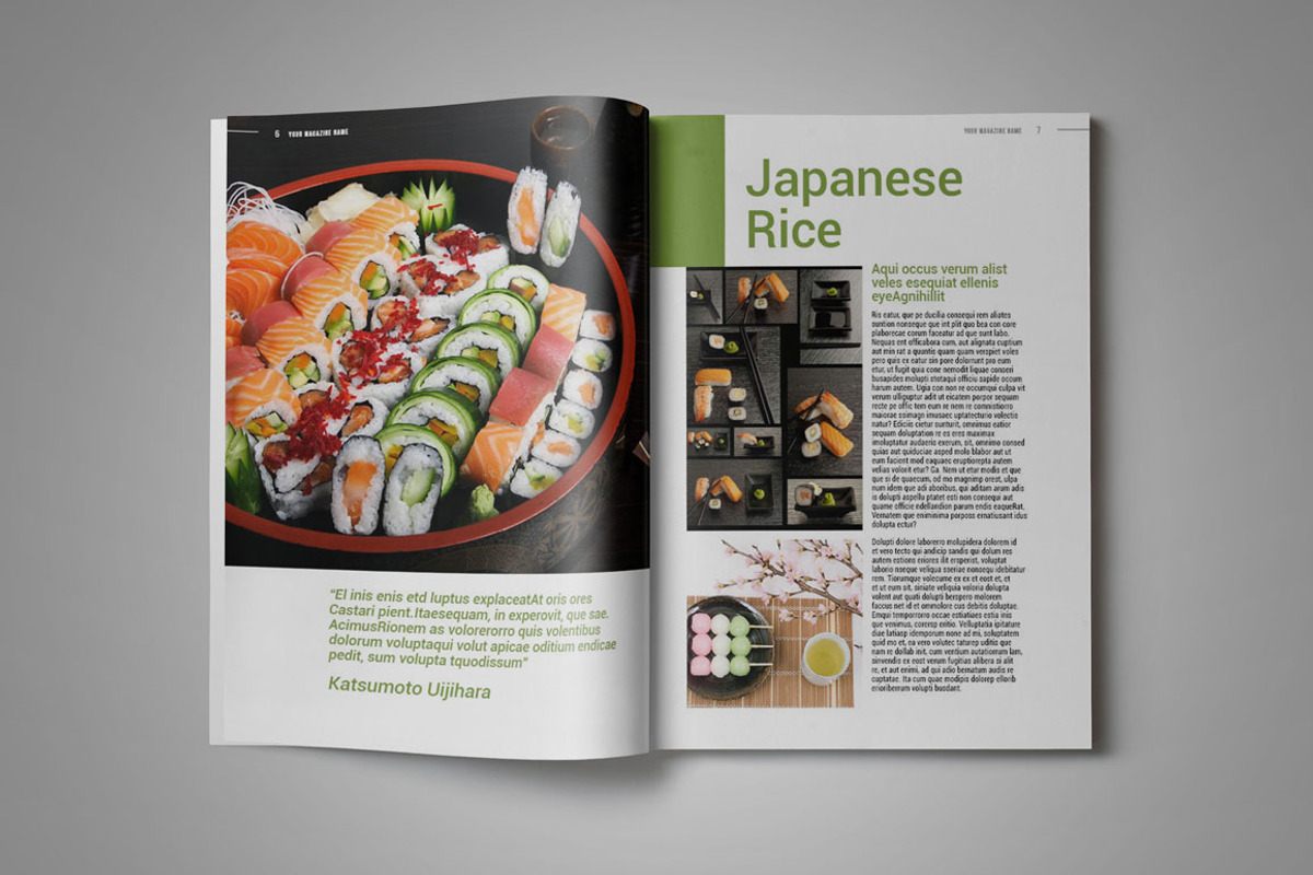 InDesign Magazine Template, a Magazine Template by Kingtown (Photo 4 of 5)