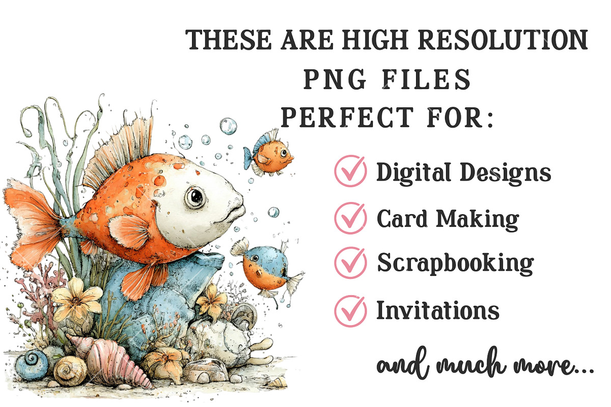 Whimsical Summer Clipart Bundle, an Illustration by OK Design (Photo 4 of 6)