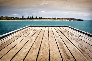 Stormy Jetty, a Nature Photo by THP Creative