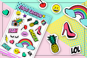 Emoji Fashion Set + PATTERNS, a Graphic by Ink + Eye (Thumbnail 3 of 4)