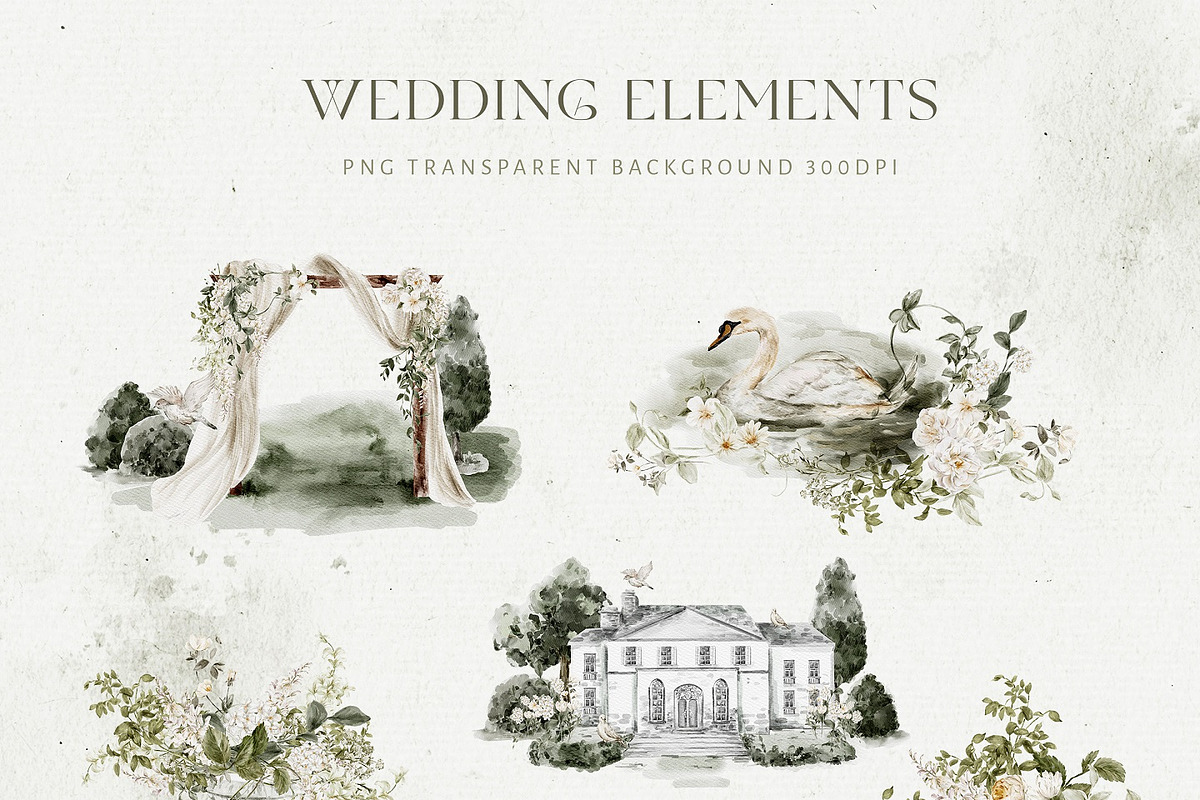 watercolor wedding creator, an Object Illustration by BlumenSoul (Photo 2 of 10)