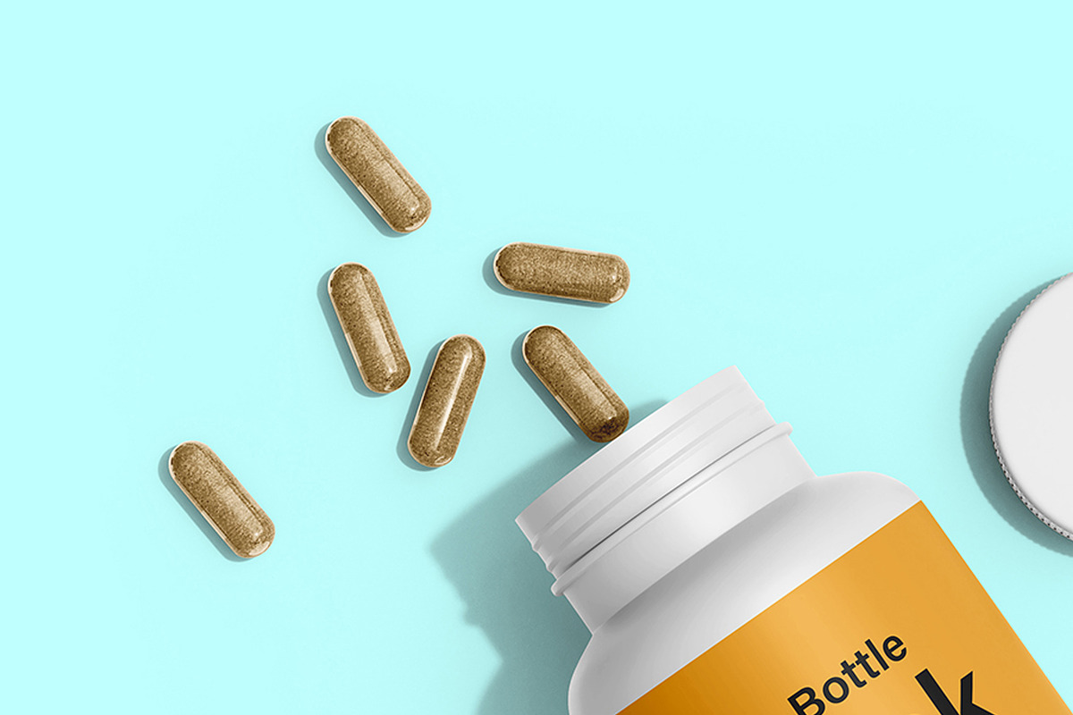 Supplement Bottle Mockup Bundle, a Packaging Mockup by pixelmock (Photo 18 of 35)