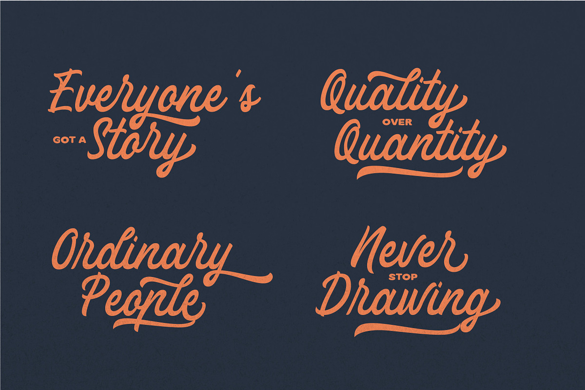 Estudiar- Brush Script, a Script Font by Littlehand (Photo 6 of 8)