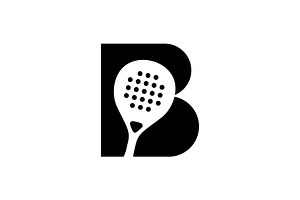 Letter B Padel Sport Logo, a Branding & Logo Template by Buqancreative