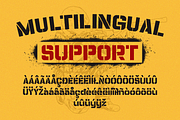 Champions Stencil, a Font by Arterfak Project (Thumbnail 13 of 14)