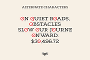 Cendrich - Slab Serif Font, a Slab Serif Font by Tiga Type (Thumbnail 7 of 10)