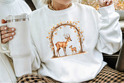 Rustic Boho Christmas Clipart, an Illustration by Sublimation Artist (Thumbnail 4 of 6)