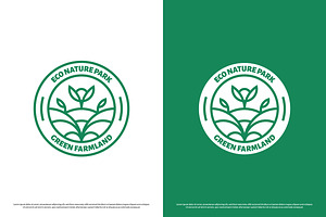 Eco Green Park Logo Design Icon, a Branding & Logo Template by Morvana Crew