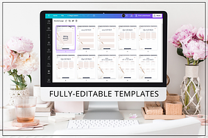 Canva Planner - Rose Gold
