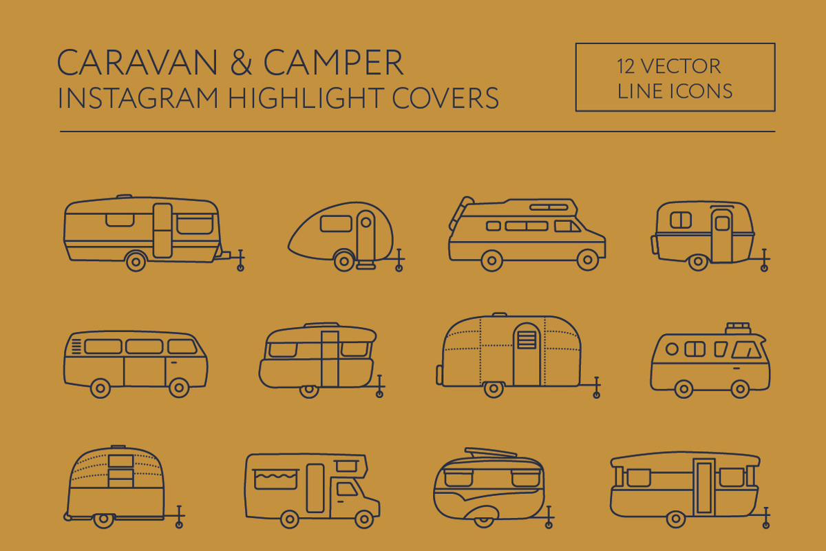 caravan & campers instagram covers, a Solid Icon by the cabin supply co (Photo 3 of 4)