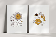 Celestial Dreams – Cosmic Vectors, a Decorative Illustration by Creative Wannabe (Thumbnail 5 of 7)