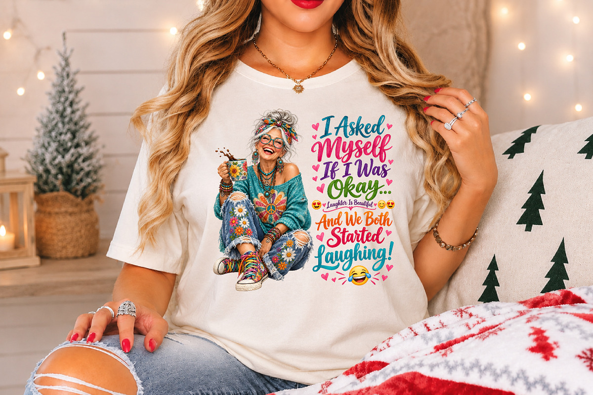 Funny Inspirational Boho Woman PNG, a Person Illustration by Rose Art (Photo 4 of 4)