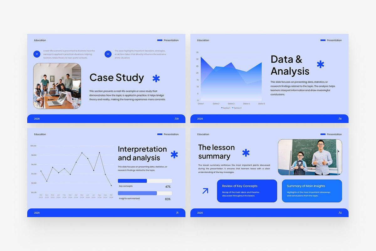 Education Powerpoint Template, a Presentation Template by Eklip Studio (Photo 2 of 6)