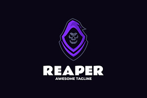 Grim Reaper Esports Logo Design, a Branding & Logo Template by Artnivora.Std