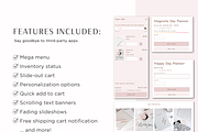 Rose Gold Pink Shopify Theme, a Shopify Template by Macarons and Mimosas (Thumbnail 3 of 10)