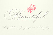 Gatlik Saphir, a Script Font by Alcode (Thumbnail 2 of 9)