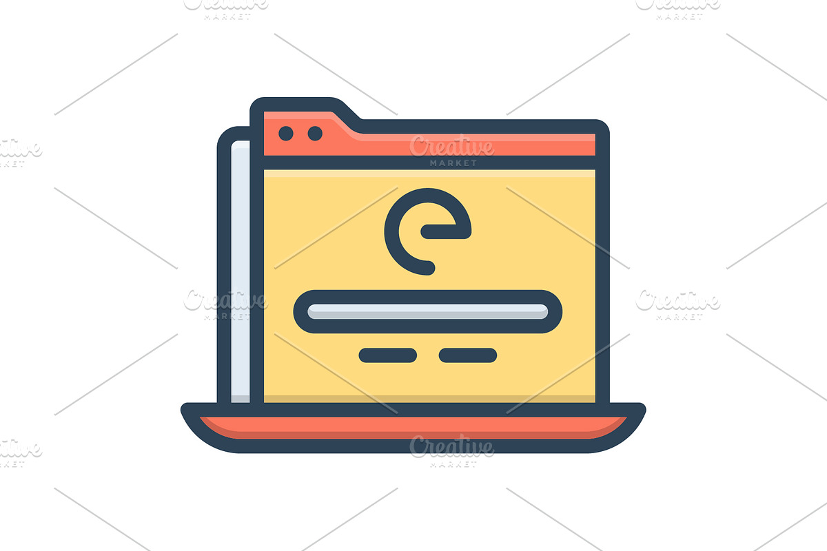 Browsers website color icon, a Duotone Icon by Creative priyanka
