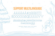 Winterland Font, a Sans Serif Font by khurasan (Thumbnail 7 of 8)