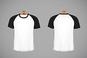 Men's baseball t-shirts mockup, an Illustration by George Rod (Thumbnail 2 of 6)