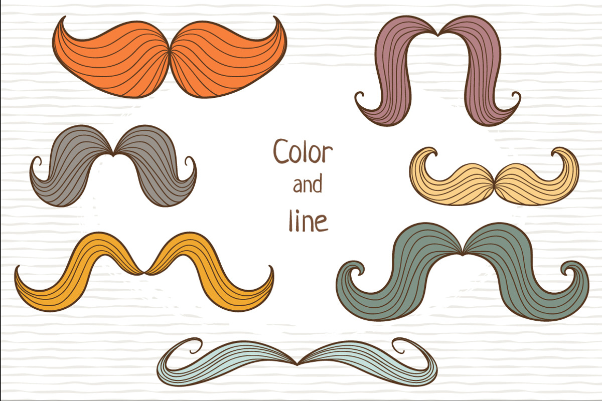 The great mustache set, an Illustration by Dreaming_Lucy (Photo 3 of 5)