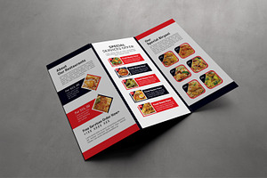 Biryani Food Trifold Templates Menu