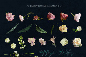 Luxury - REAL Flowers' Clipart Set