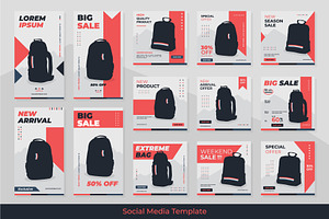 Social Media Template Vector #01