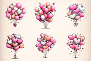Whimsical Birthday Balloon Graphics, an Illustration by Digital Artistic99 (Thumbnail 3 of 11)
