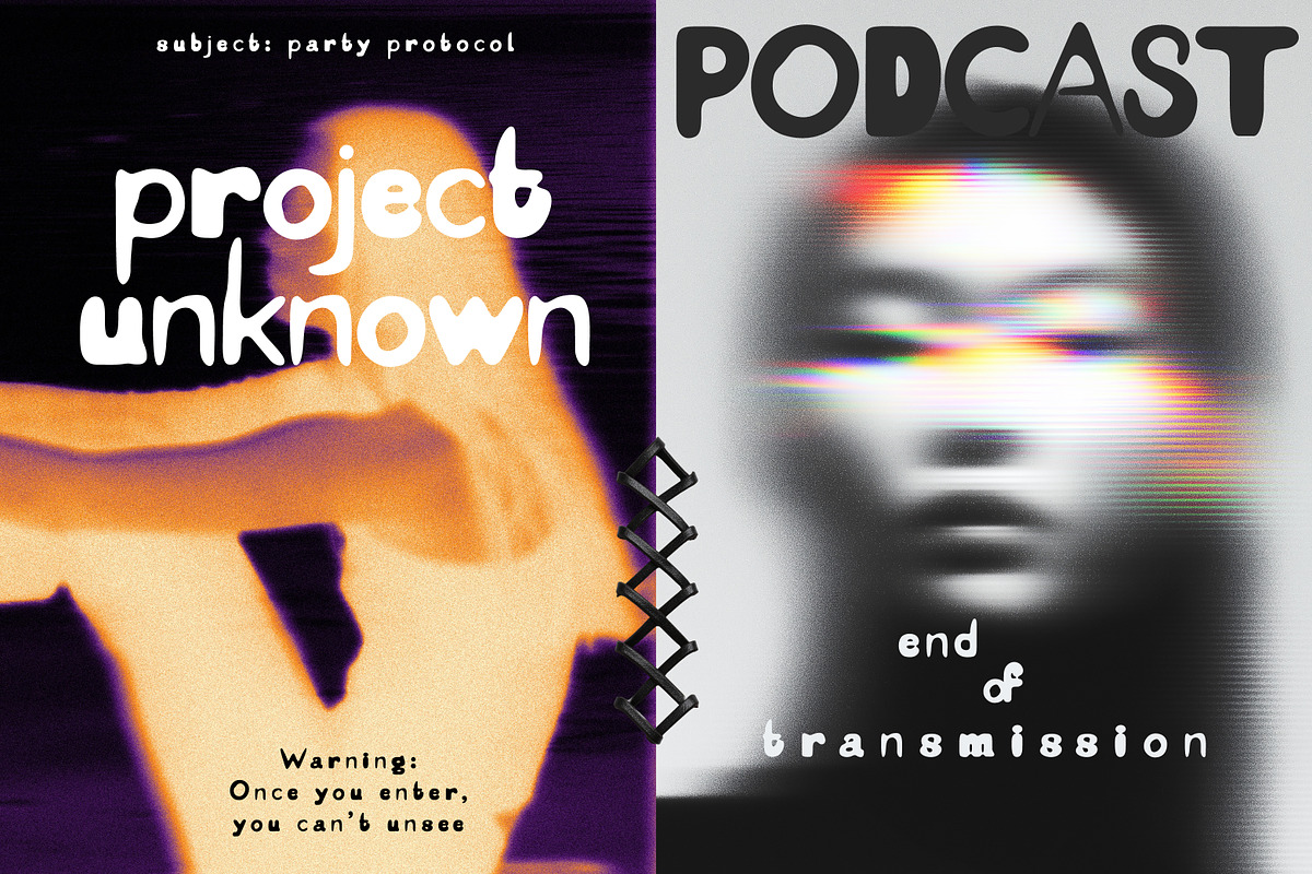 LiminalPhase Messy Experimental Sans, a Sans Serif Font by Struvictory.art (Photo 2 of 9)