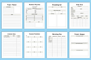 2025 Small Business Planner Canva, a Stationery Template by Designmela01 (Thumbnail 3 of 5)