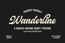 Wanderline – Vintage Script Font