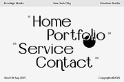 Danyelle Elegant Modern Sans Font, a Sans Serif Font by Vadovastd (Thumbnail 3 of 8)