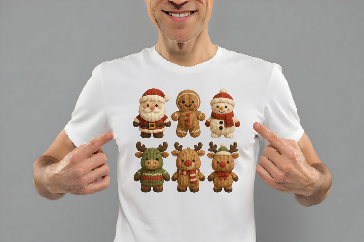 Crochet Yarn Christmas PNG, an Illustration by Daily.Designs (Photo 2 of 5)